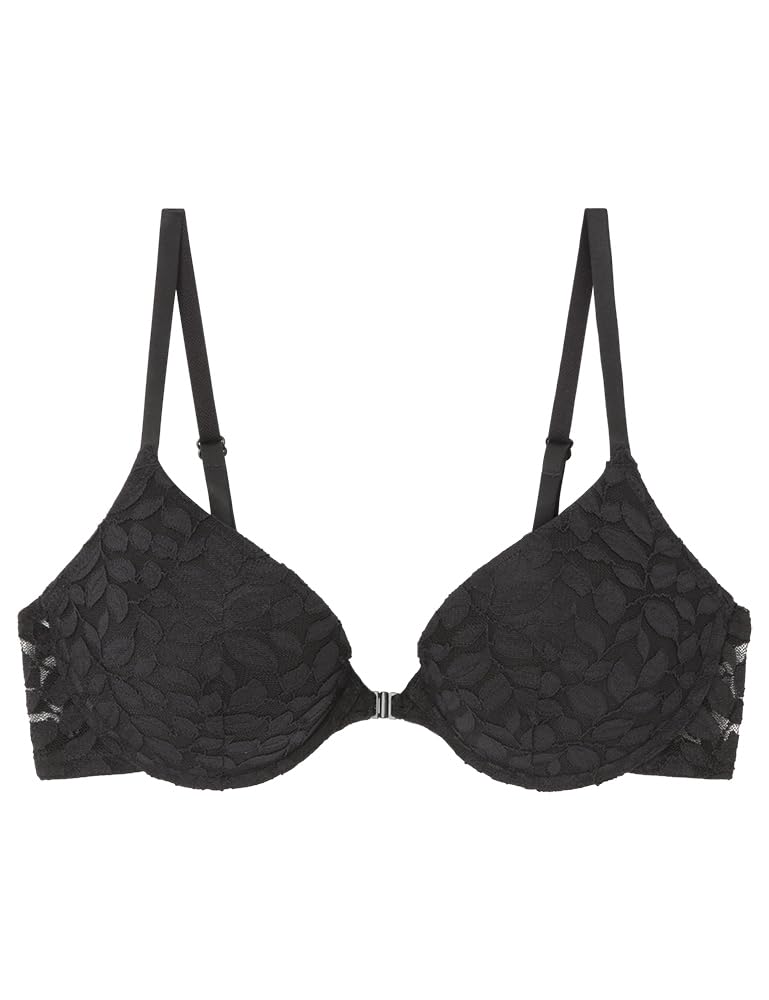 Women'Secret Spring Helankas Push Up Bra for Women, Black/White, 36B