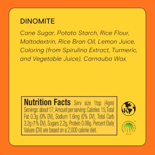 Image of Supernatural Dinomite Sprinkles, Dye-Free Vegan Dinosaur Confetti Mix, 3oz