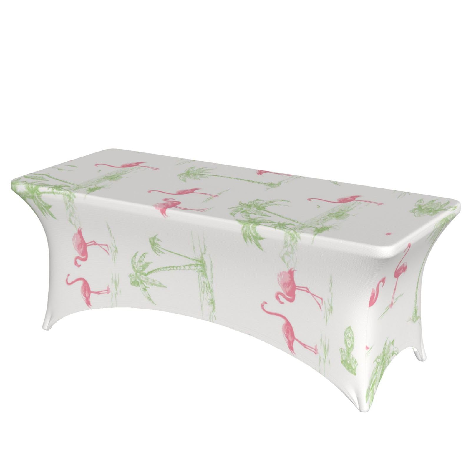 ERCgad Red Flamingos Print Rectangular Tablecloth Dining Banquet Party Events Home Celebration Table Cover