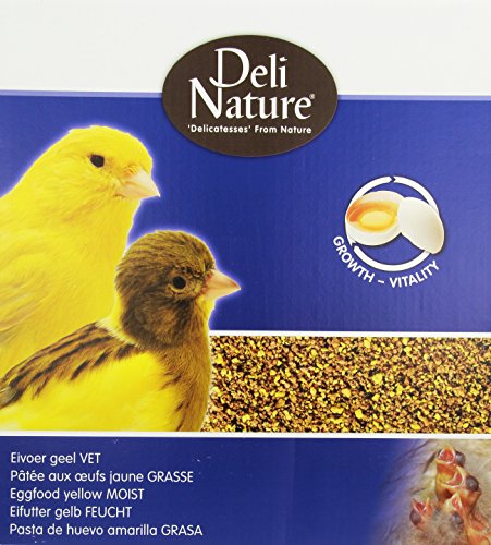 DELINATURE Pasta de Cría Amarillo Húmedo - 1000 gr, Pájaros Cover