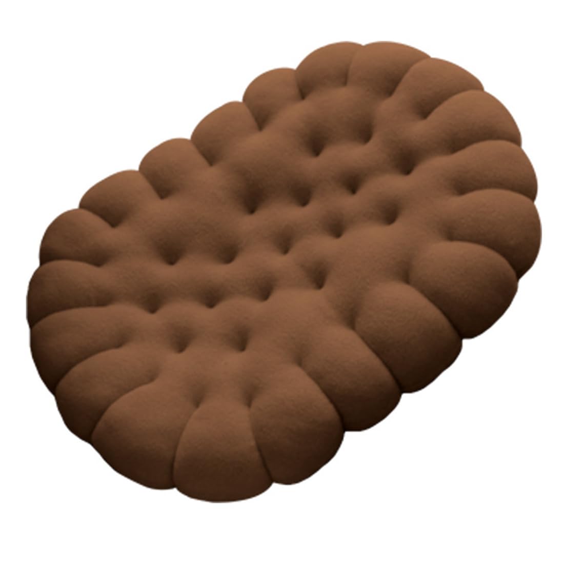 VHJdtE Seat Cushion, Oval-Shaped Seating Cushions|Portable Butt Backrest Pillow|Comfort Floor Seat Pads(Brown)