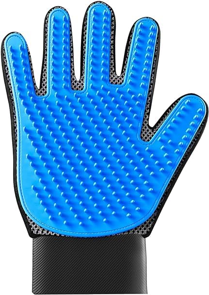 Fabbay pet Grooming Gloves for Hygenic Cleaning | Removing Hair | Bathing | with Long/Short/Curly Hair | Pet Hair Gloves for Dogs & Cats (Single - Sided Glove, Single) (B0D2P67VB2) Amazon Price History, Amazon Price Tracker
