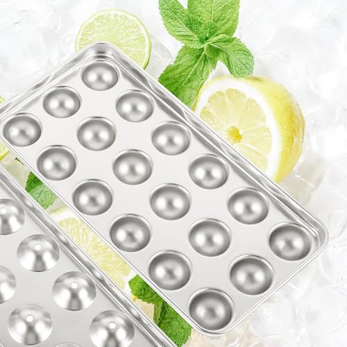 Molde de acero inoxidable para cubitos con tapa miniatura 7
