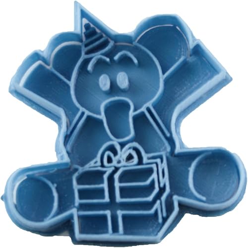 Pocoyo Eli - Cortador de galletas, color azul, 3.1 x 2.8 x 0.6 in