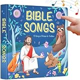 LEARNING BUGS Christian Bible Songs – 13 Songs of Praise for Little Ones, Musical Books for Toddlers, 28-Button Music Book, Musical Toys for Toddlers 1-3