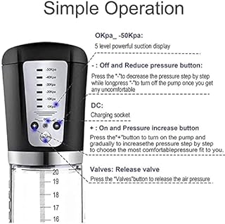 Masturabateur Automatique Penis Growth Pompe Agrandisseur Pénien Pompe pour Homme avec des Érections Plus FortesIntensités Aspiration pour Favoriser La Croissance du Pénis S - L - XXL, T-Shirt