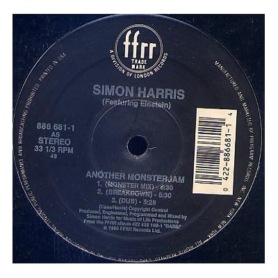 Simon Harris - Another Monster Jam / (I've Got Your) Pleasure Control - FFRR