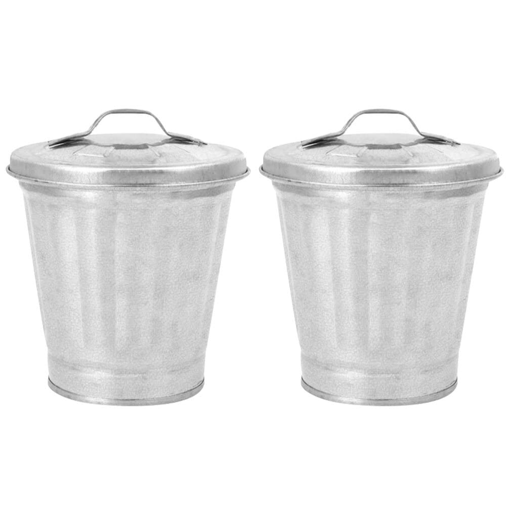 Toddmomy 2pcs Mini Trash can Dog Poop Trash Kawaii Trash