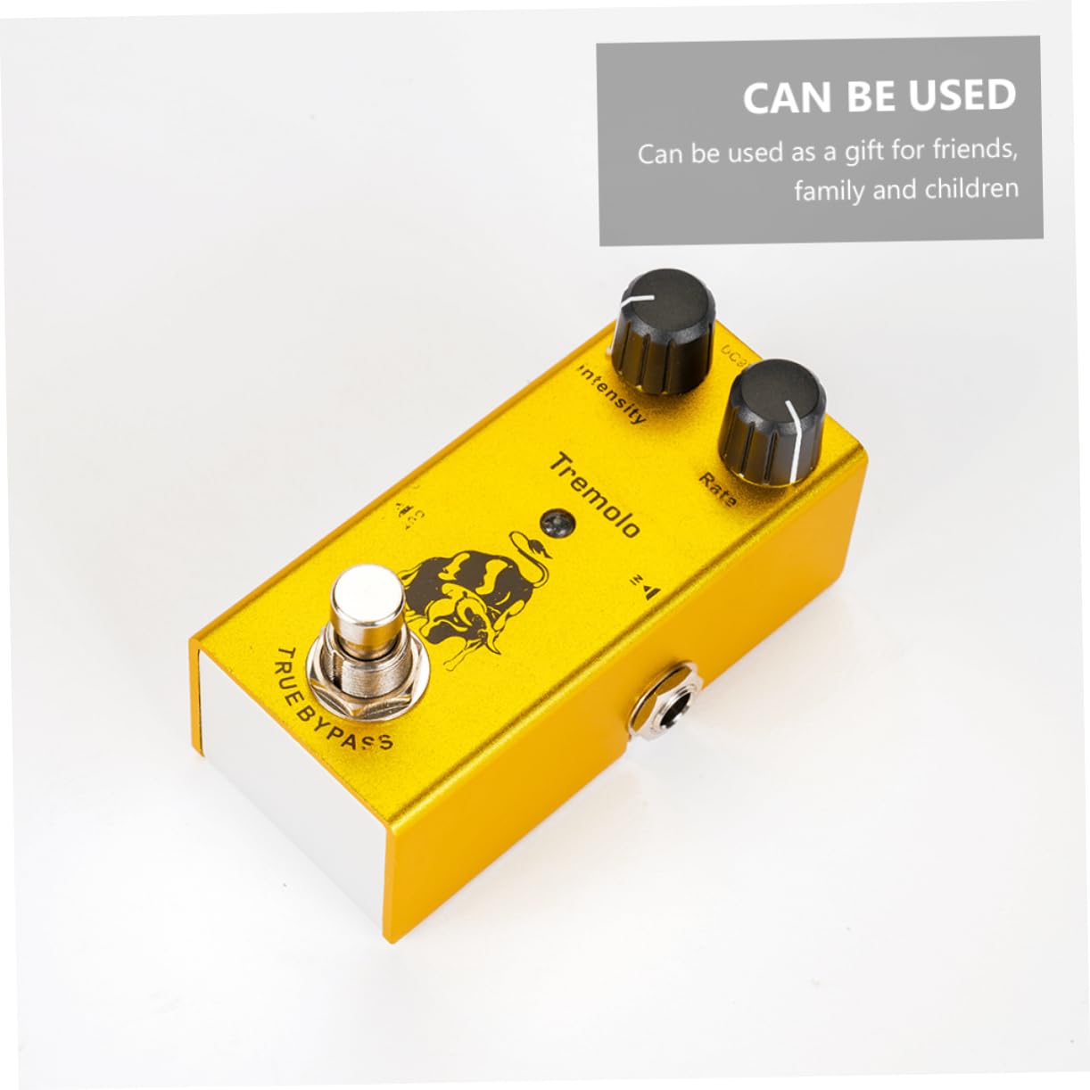 Kisangel Tremolo Gitarreneffektpedal mit Rate Control Legierunggehäuse und True Bypass für Klassische Röhrenverstärkersimulation für Gitarren