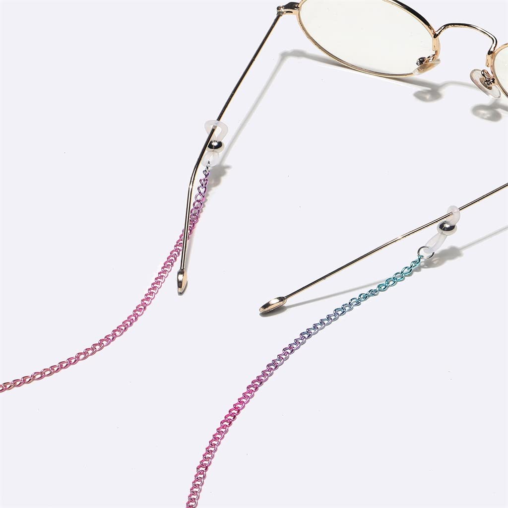 Zweiteiliges Set Brillenkette Buntes Gold Brillenseil (D Talla ?nica)