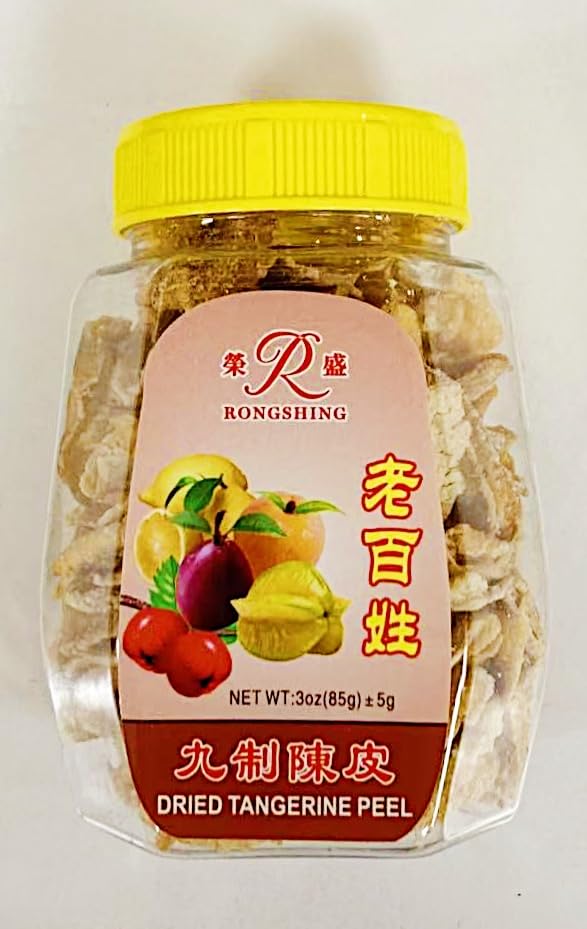 2-Pack 3 oz Traditional Chinese Dried Tangerine Peel Snack