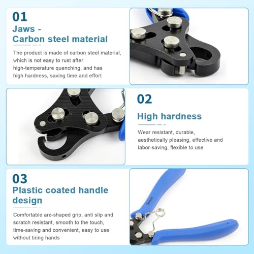 Alicates de alambre 3 mm para hacer joyas looper multiusos de collares y pulseras 5