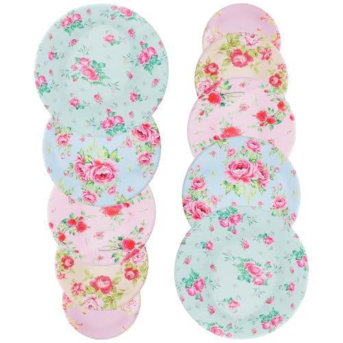 10Pcs Cloth Bowl Cover Reusable Fabric Bowl Cover Elastic Food Bowl Cover Portable Bowl Top Cover Food Storage Bowl Cover for Party Picnic Home Travel (Floral)