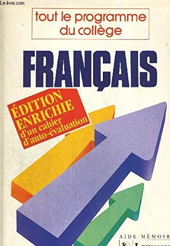 AIDE-MEMOIRE FRANCAIS AIDE-MEMOIRE FRANCAIS
