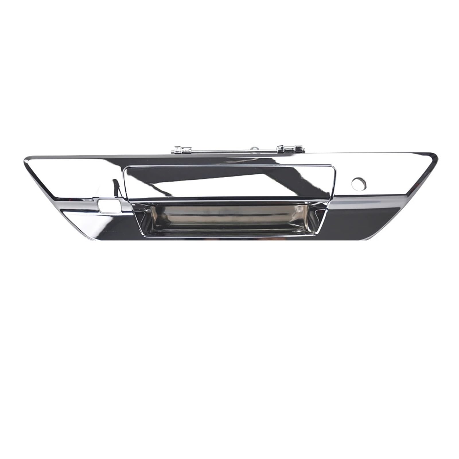TINGYUS Car Outer Door Handle for Toyota for Hilux for Revo 2015 2016 2017 2018 2019 2020 2021 Tailgate Handle Back Door Handle Trunk Handle(Silver)