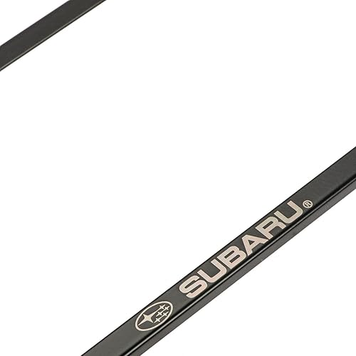 Miniatura 3 de Subaru Marco de matrícula con logotipo Slim Line negro SOA342L153 Outback Legacy WRX STi Impreza Forester Tribeca Crosstrek BRZ Ascent Solterra