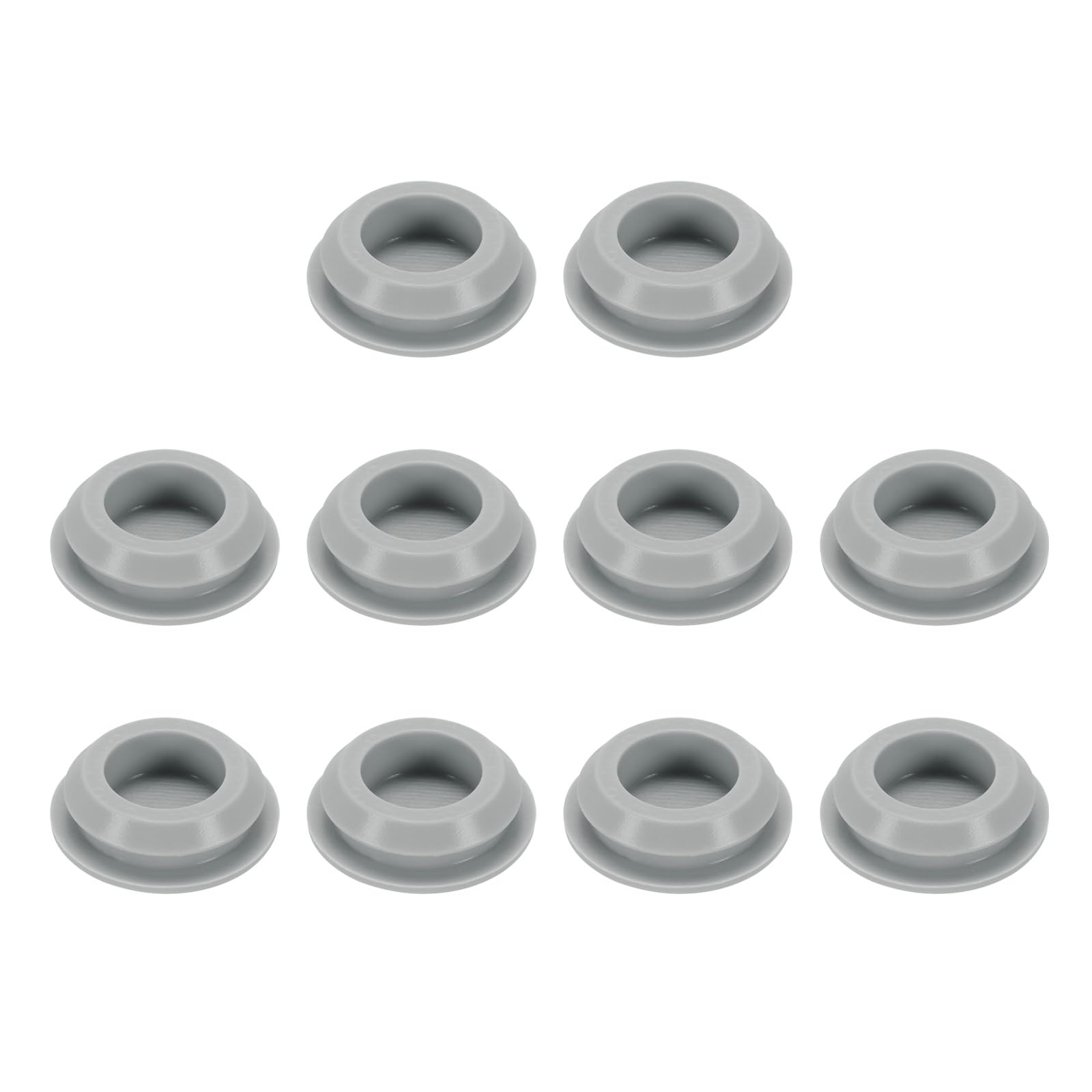 uxcell 10pcs Hole Plug 3/4 Inch (18.5mm) Button Plugs Fit for 15.5-17mm Hole, Snap in Locking Hole Tube Plug Gel Tube Waterproof Plug Tube Plug, Grey-picture-14