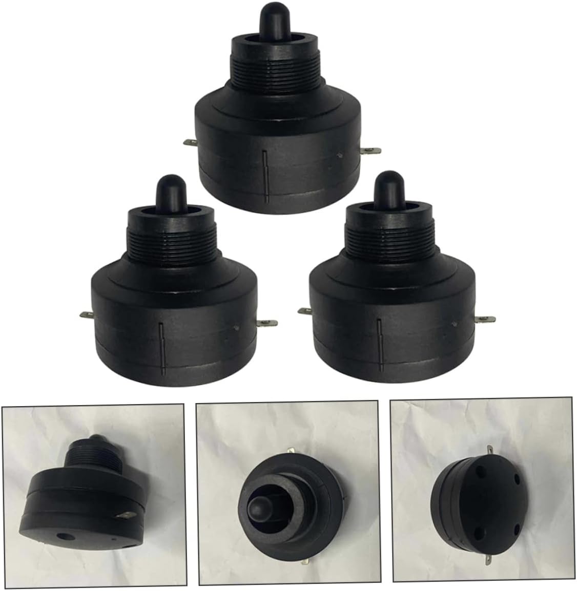 Car Tweeter Horn Replacement 6pcs Piezoelectric Adapter for Audio