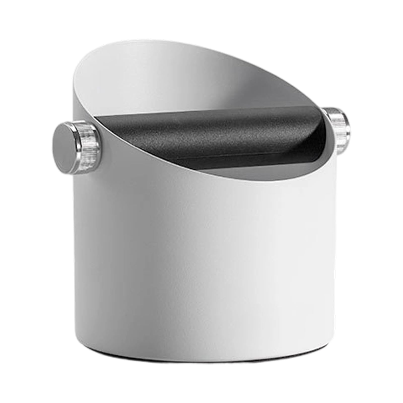 Kalttoy Box Stainless Steel Espresso Box Nonslip Ground Boxes Beveled Bin Kitchen Coffee Grinder Companion