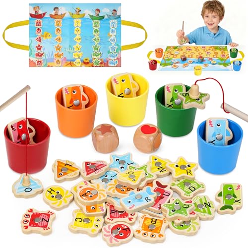 Lubolee Angelspiel ab 2 3 Jahre, Montessori Spielzeug Ab 2 3 Jahre Jungen Mädchen, Sortierspielzeug & Motorikspielzeug ab 2-3 Jahre-Deutsch,Geburtstags Kinder ad 2-5 Jahre.