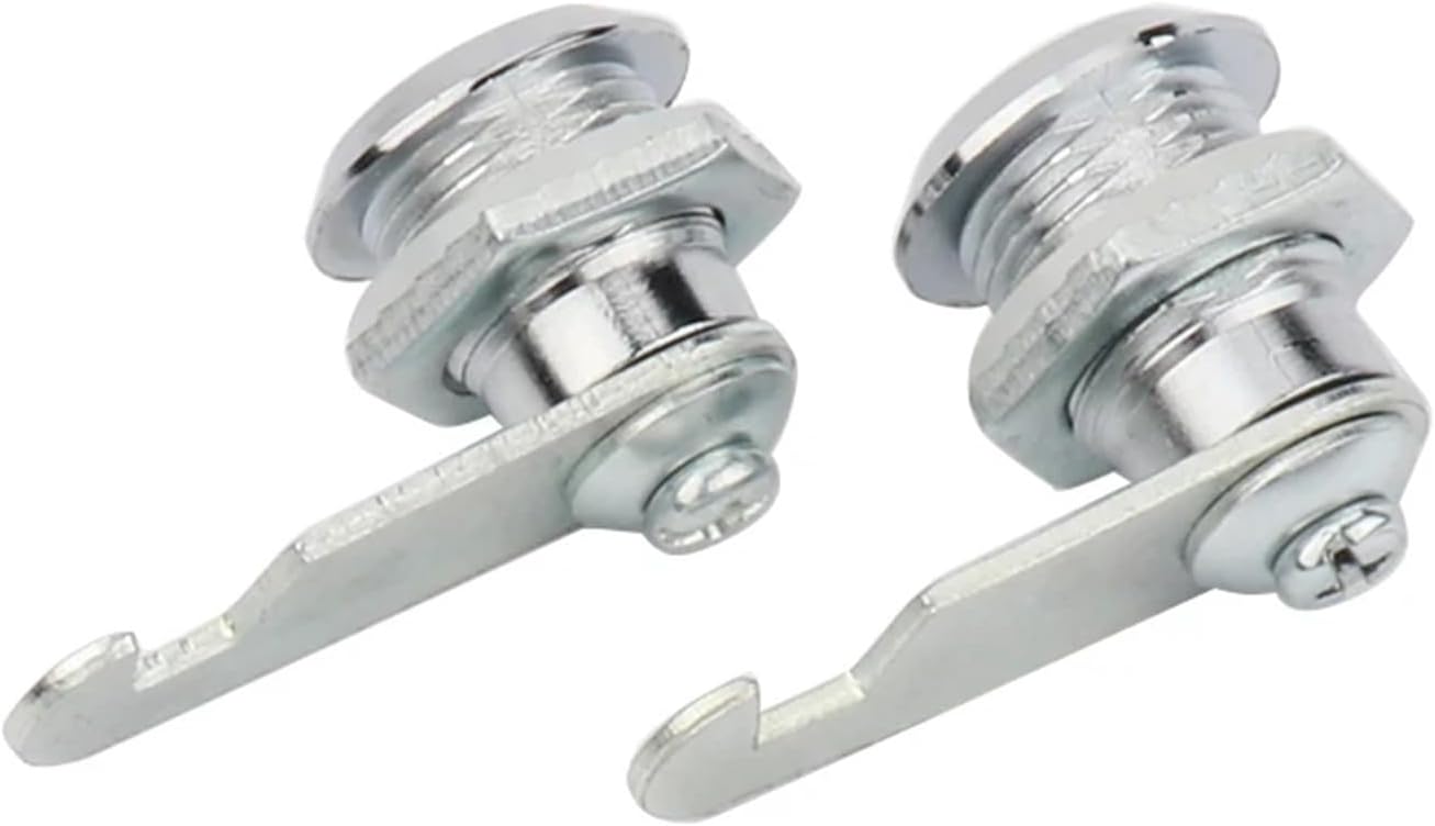 Cylindrical Lock MS604-15 20 25 30 Circular Flat Mechanical Locks Distribution Box Door Lock 1Pcs(MS604-15)