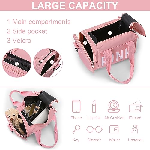 Orgonite Mini Small Crossbody Bag Gym Bag for Women Men, Cute Small Duffle Bags Aesthetic Sports Handbag, Waterproof Gym Tote Pack Portable Fitness Shoulder Packet for Sports Travel4