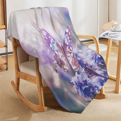 Couverture lit papillon confortable aux finitions soignées