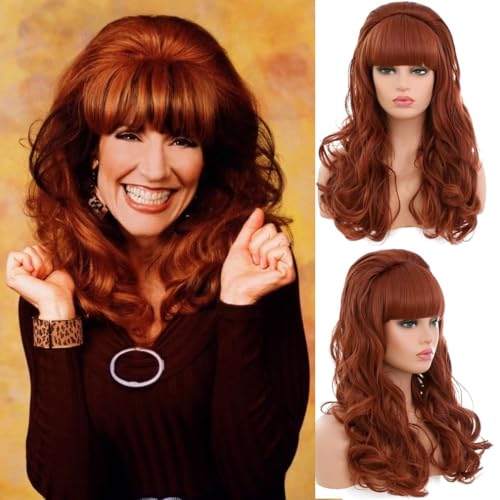 PORSMEER Dämonenjäger Kostüm Perücke Cosplay Anime Zoey Mira Perücken Langes glattes Haaraccessoire für Frauen