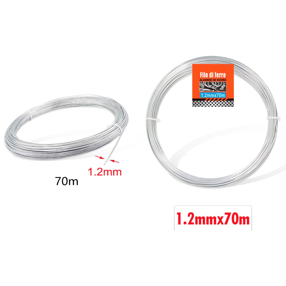 Fil D'aluminium Modélisable Argenté - 0,5 Mm X 100 M - Pour Bricolage, Bijoux, Décorations