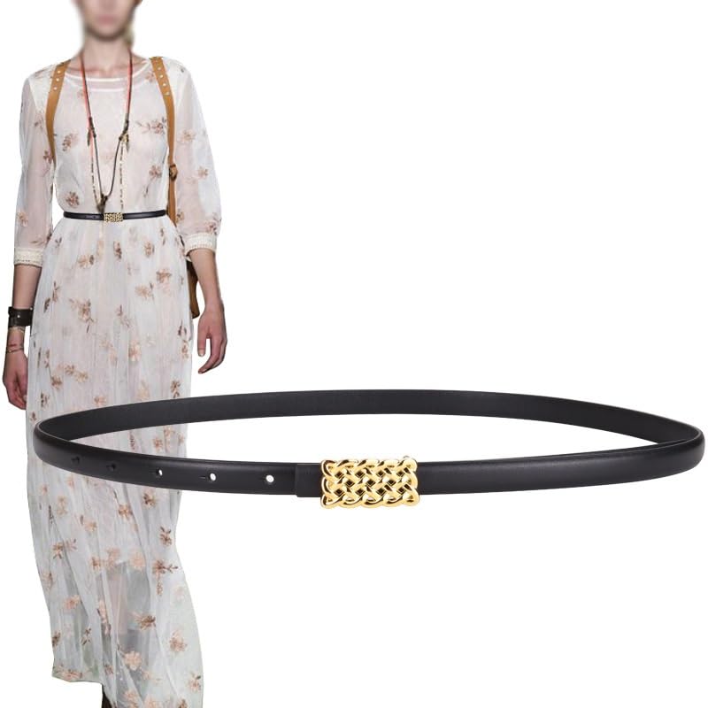 HBJWOV Waistband for Women Cowhide Decoration Suit Belt for Women Dress for Women Waist Up Jeans Belt for Women(White-Dinosaur Doodle4)3