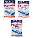 Plackers Hi Performance Fine Flossers 50 Count x 3 bags - 150 total