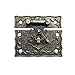 Wooden Box Lock Closed Buckle Lock Bronze Vintage lockRed Wine Box Lock. Vintage Jewelry Box Lock. Snap Lock. Keyless Lock.