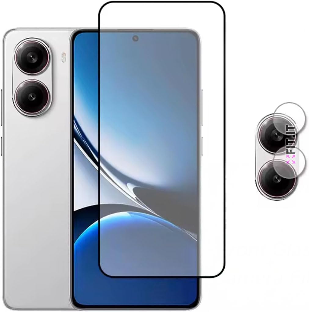 Película 3d 9d para Poco X7 Pro + Película Traseira Hidrogel + Pelicula Proteção Camera