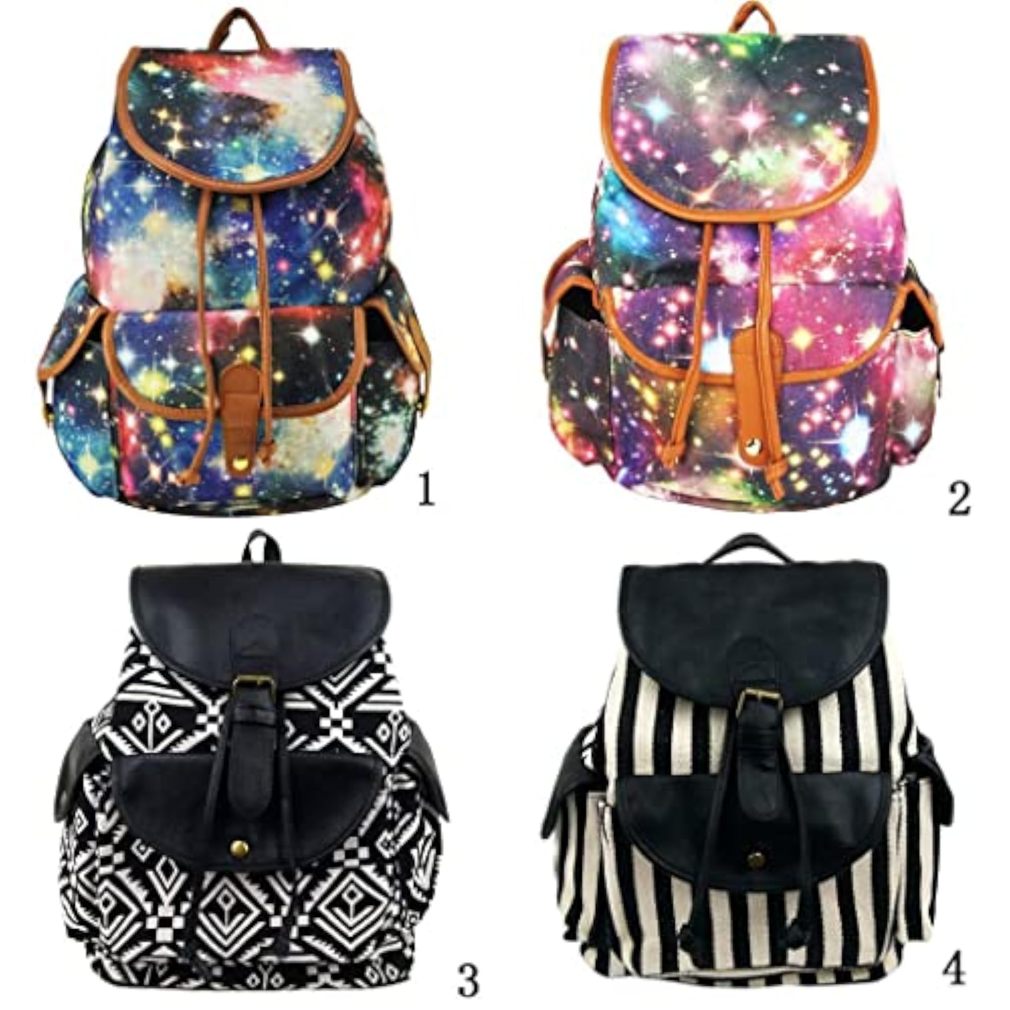 Canvas Casual Laptop Bag Backpack Unisex School Travel Rucksack
