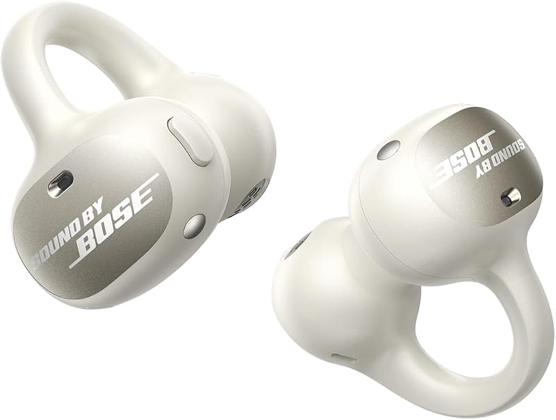 Inspire XC1 Open Ear Clip-On Earbuds, Sound by Bose, Dolby Audio, Adaptive Tunning Sound, Hybrid 2-Way Driver, Zero-Sense Air Cushion, 4-Mic Adaptive Clear Calls, IP66 Waterproof, 40H Playtime