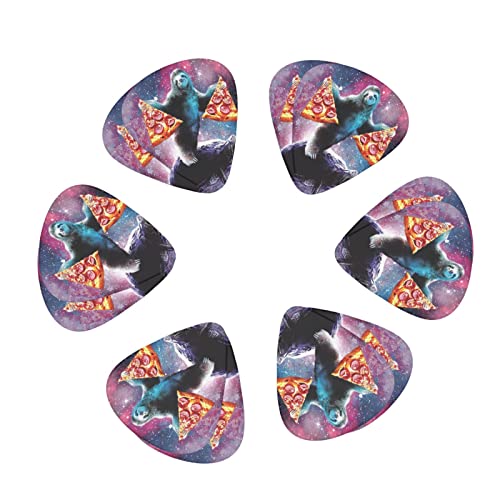 Ensemble de 12 médiators de guitare Pizza Sloth pour guitare acoustique, guitare électrique, contrebasse, ukulélé - Les Beatles, Paul McCartney, John Lennon, RIngo Starr, George Harrison Ensemble de 12 médiators de guitare Pizza Sloth pour guitare acoustique, guitare électrique, contrebasse, ukulélé – Image 3
