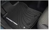 Subaru All Weather Black Rubber Floor Mats Black Rubber (set of 4) for 2024 2025 2026 Crosstrek - J501SFN000 - Genuine OEM