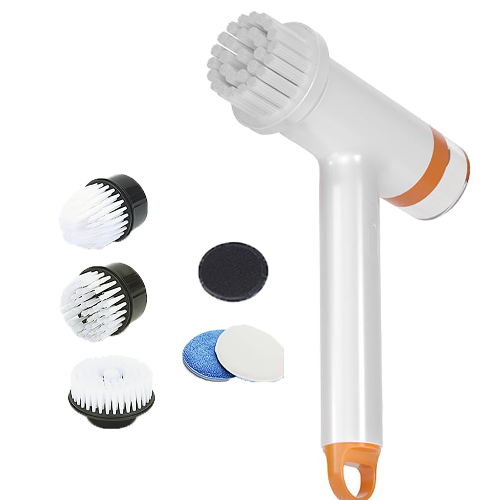 Brosse rotative électrique sans fil pour le nettoyage de la salle de bain et des sols
