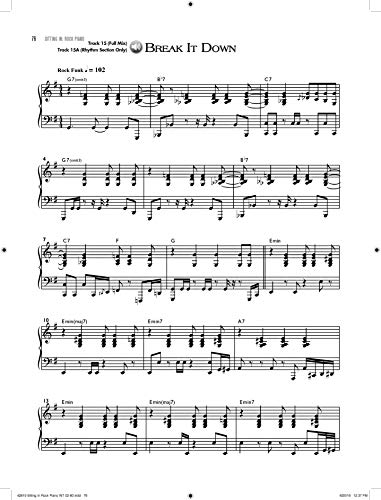 Sitting In -- Rock Piano: Backing Tracks And Improv Lessons, Book & Online Audio/Software (Sitting In Series) #TOP5
