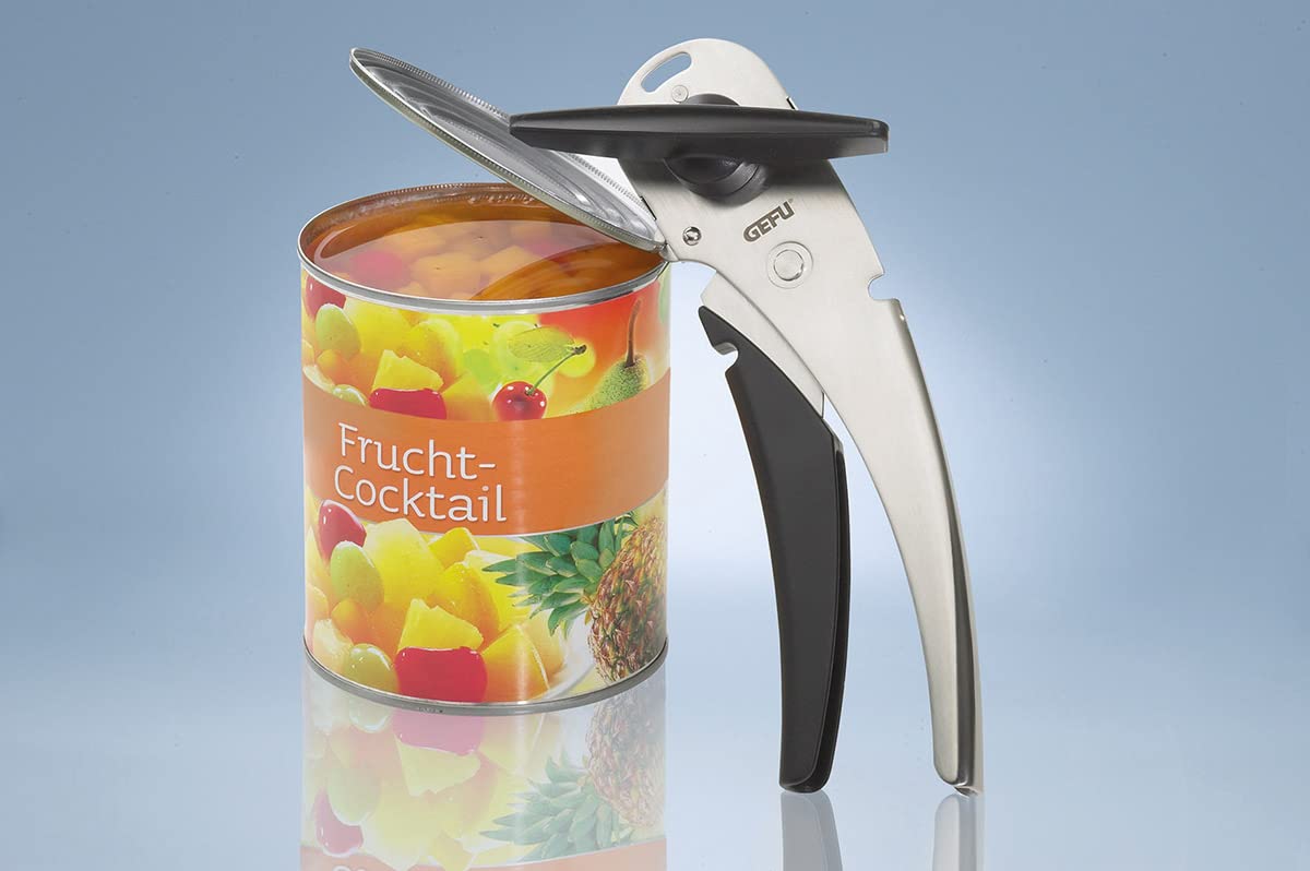 GEFU CANDO Dosenöffner - Sicherheits-Dosenöffner aus Edelstahl