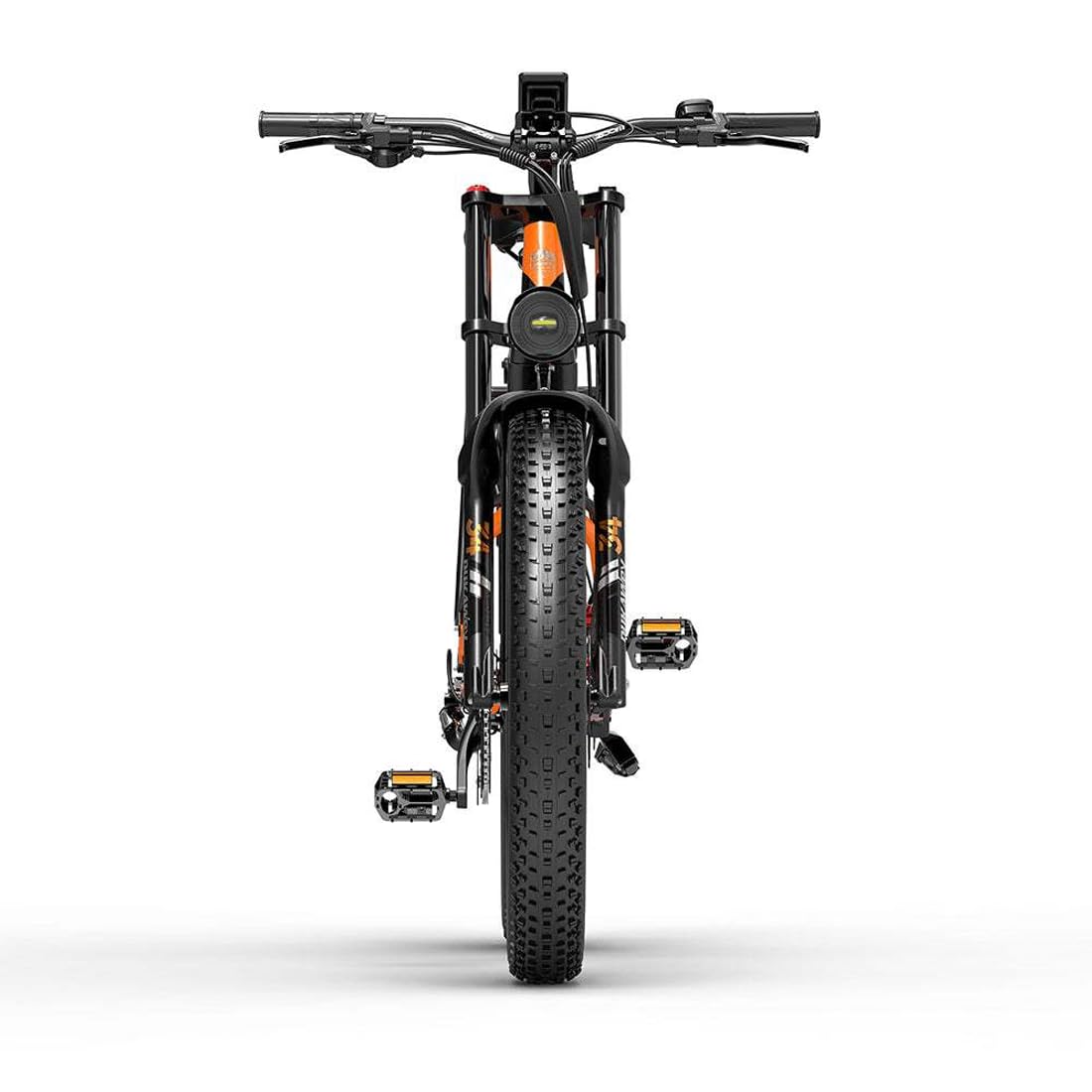 LANKELEISI La mountain bike elettrica Dukawey Silvertip8 è dotata di una batteria al litio da 52 V 20 Ah e pneumatici larghi 26 pollici.