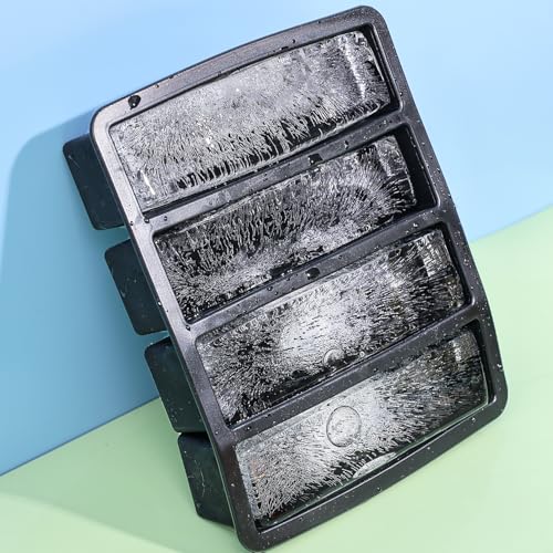 Molde rectangular para cubitos de hielo de silicón miniatura 7
