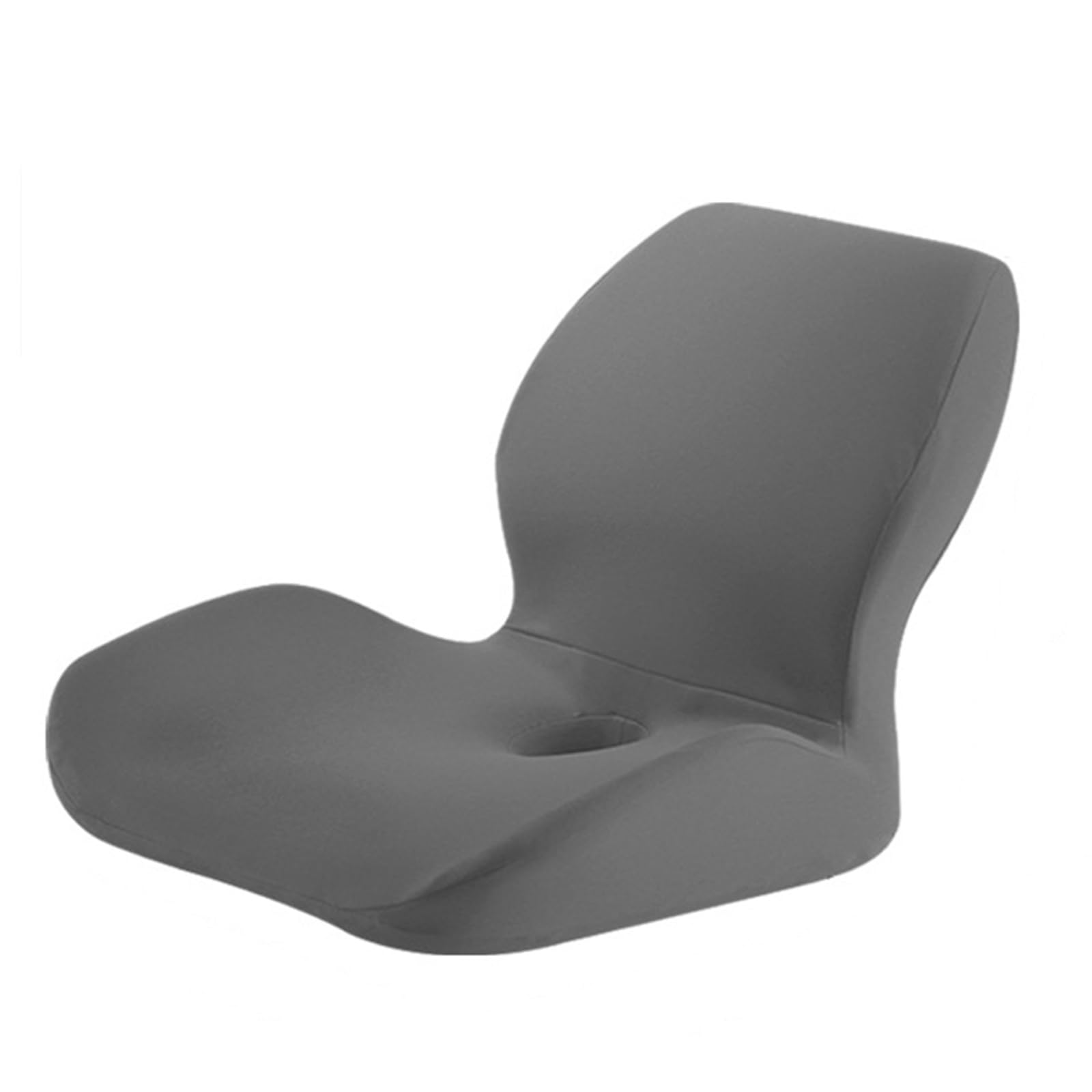 Cuscini lombari, Protezione per Vita e Anca in Memory Foam Ispessimento del coccige, Supporto per la Vita Cuscino Integrato a Forma di L per Sedia da Ufficio e Sedile da Viaggio,Dark Gray