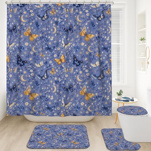 Rideau de douche imperméable en polyester anti-moisissure - 3