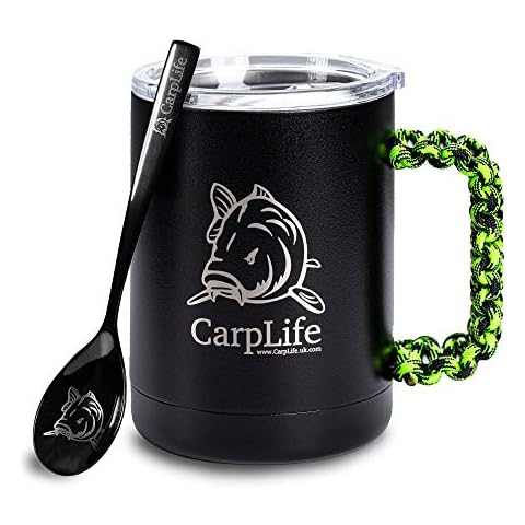 CarpLife Thermal Fishing Mug with Spoon Cover