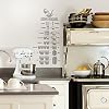 WallPops DWPQ2939 Kitchen Conversions Wall Quote, Black