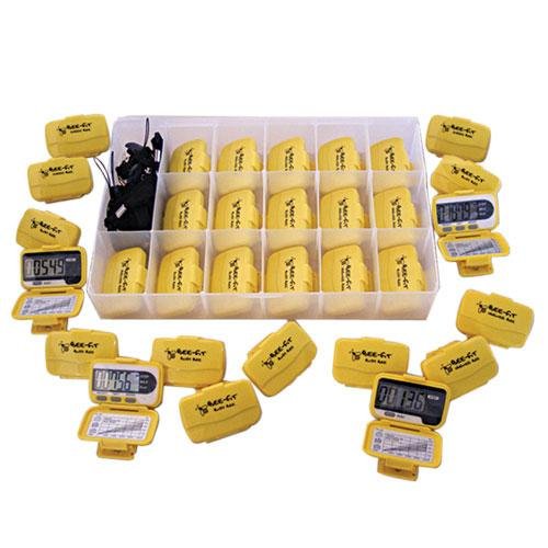 Ekho Bee-Fit Worker Bee Pedometer - Class Pack