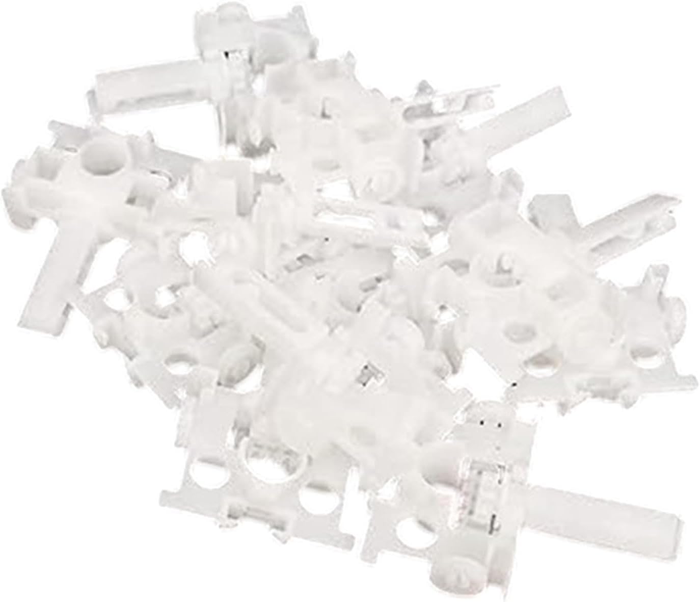 12/60Pcs Smooth Gliding Window Shade Roller Vertical Blind Repair Carriers with Stem Curtain Accessories No Drilling Blind Accessories