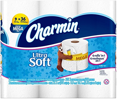 Image of Charmin Ultra Soft Toilet Paper - Mega Roll - 9 pk
