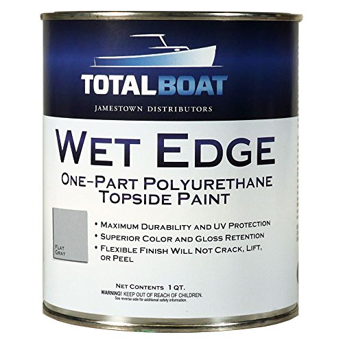 TotalBoat Wet Edge Topside Paint (Kingston Gray, Quart)